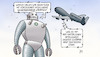 Cartoon: Killerrobots (small) by Harm Bengen tagged künstliche,intelligenz,ki,kämpfen,militär,killer,roboter,drohnen,schöpfer,krieg,autonome,waffen,harm,bengen,cartoon,karikatur