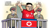 Cartoon: Kim Meister (small) by Harm Bengen tagged parteitag,pjöngjang,kim,jong,un,vorzeitig,meister,fussball,nordkorea,harm,bengen,cartoon,karikatur