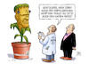 Cartoon: Monsanto-Name (small) by Harm Bengen tagged monsanto namen sohn adoption bayer fusion übernahme glyphosat frankenstein monster harm bengen cartoon karikatur