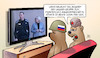 Cartoon: Nawalny-Prozess (small) by Harm Bengen tagged nawalny,angebot,wagner,gruppe,zum,fronteinsatz,tv,bären,gefängnis,knast,prozess,urteil,russland,ukraine,krieg,harm,bengen,cartoon,karikatur
