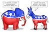 Cartoon: Nominierungs-Parteitag (small) by Harm Bengen tagged nominierungs,parteitag,absage,usa,corona,infizieren,infektion,demokraten,republikane,elefant,esel,harm,bengen,cartoon,karikatur