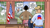 Cartoon: Obamas Niederlage (small) by Harm Bengen tagged obama,wahl,kongresswahlen,usa,praesident,demokraten,republikaner,lame,duck,friedensnobelpreis,harm,bengen,cartoon,karikatur