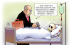 Cartoon: Pflege-Betrug (small) by Harm Bengen tagged pflegedienst,gesundheitswesen,betrug,kontrolleur,krankenkasse,skelett,tod,tot,harm,bengen,cartoon,karikatur