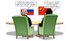 Cartoon: Putin besucht Xi (small) by Harm Bengen tagged putin,besuch,xi,blumenkinder,trump,intelligenz,russland,china,harm,bengen,cartoon,karikatur