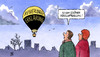 Cartoon: Regierungserklärung (small) by Harm Bengen tagged regierungserklärung,schwarz,gelb,berlin,regierung,bundestag,merkel,bundeskanzlerin,heisse,luft,heißluftballon,heissluftballon