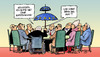 Cartoon: Rettungsschirm-Aufstockung (small) by Harm Bengen tagged rettungsschirm,aufstockung,euro,finanzminister,schäuble,treffen,brüssel,eu,kommission,finanzen,eurokrise,trichet,barroso