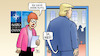 Cartoon: Rutte-Komplimente (small) by Harm Bengen tagged generalsekretär,rutte,trump,hintern,nato,gipfel,rüstung,verteidigungsausgaben,harm,bengen,cartoon,karikatur