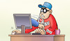 Cartoon: Schlag vs. Cybercrime (small) by Harm Bengen tagged cybercrime,monitor,computer,handschellen,panzerknacker,verhaftung,razzia,harm,bengen,cartoon,karikatur