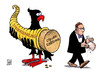 Cartoon: Steuerschätzung (small) by Harm Bengen tagged steuerschätzung,steuersenkung,steuererleichterung,regierung,koalition,koalitionsvertrag,cdu,csu,fdp,bundesadler,korken,füllhorn
