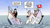 Cartoon: Torpedo (small) by Harm Bengen tagged torpedo,bundesregierung,bundesrat,steuerabkommen,steuerflucht,steuerhinterziehung,schweiz,harm,bengen,cartoon,karikatur