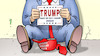 Cartoon: Trump-Kaution (small) by Harm Bengen tagged trump,kaution,prozess,betrug,zahlungsunfähig,pleite,betteln,wahlkampf,harm,bengen,cartoon,karikatur
