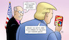 Cartoon: Trump vor UNO (small) by Harm Bengen tagged trump,uno,spiel,rede,melania,barron,usa,harm,bengen,cartoon,karikatur