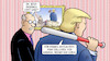 Cartoon: Trumps Zollstock (small) by Harm Bengen tagged baseballschläger,amtsantritt,usa,trump,zoll,zölle,zollstock,kanada,mexiko,china,handelskrieg,harm,bengen,cartoon,karikatur