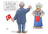 Cartoon: Türkei-Niederlande (small) by Harm Bengen tagged kopftuch,auftrittsverbote,erdogan,wahlkampf,türkei,niederlande,holland,ministerin,harm,bengen,cartoon,karikatur