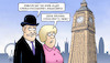 Cartoon: UK-Corona-Ende (small) by Harm Bengen tagged johnson,ende,corona,massnahmen,downing,street,partys,london,big,ben,harm,bengen,cartoon,karikatur