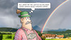 Cartoon: Unwetter und CSD (small) by Harm Bengen tagged unwetter,wetter,angst,csd,regenbogen,bayern,homophob,queer,harm,bengen,cartoon,karikatur