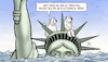 Cartoon: Verbesserung (small) by Harm Bengen tagged entscheidung,klimapolitik,president,präsident,trump,pariser,klimaschutzabkommen,klimawandel,eisscholle,eisbären,harm,bengen,cartoon,karikatur
