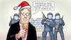 Cartoon: Weisse Weihnachten (small) by Harm Bengen tagged rekordmenge,kokain,hamburger,hafen,rauschgift,polizei,reporter,weisse,weihnachten,harm,bengen,cartoon,karikatur