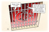 Cartoon: Yücel-Freilassung (small) by Harm Bengen tagged deniz,yücel,freilassung,türkei,150,journalisten,haft,pressefreiheit,harm,bengen,cartoon,karikatur