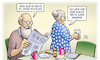 Cartoon: Zweite Rente (small) by Harm Bengen tagged zweite,rente,unter,900,dankbar,armut,susemil,harm,bengen,cartoon,karikatur