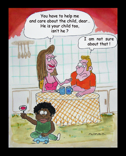 Cartoon: Childcare (medium) by cizofreni tagged childcare,child,parents,ebeveyn,ana,baba,cocuk
