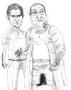 Cartoon: Crissy Moltisanti y Tony Soprano (small) by LeMommio tagged sopranos,mafia,tony,cristopher