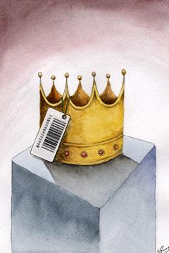 Cartoon: king (medium) by caferli tagged cartoon