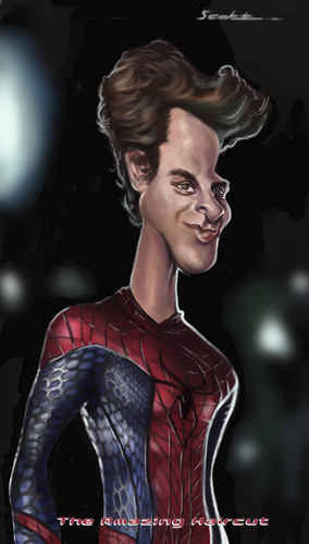 Cartoon: Spidey (medium) by jonesmac2006 tagged spiderman,caricature