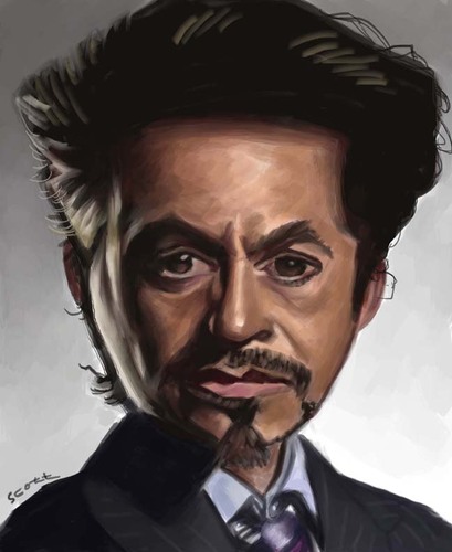Cartoon: Tony Stark (medium) by jonesmac2006 tagged tony,stark,iron,man,caricature