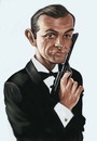 Cartoon: Bond (small) by jonesmac2006 tagged james,bond,sean,connery,caricature