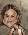 Cartoon: keira knightley caricature (small) by jonesmac2006 tagged keira,knightley,caricature