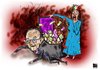 Cartoon: Andreotti e Morto W Andreotti (small) by csamcram tagged italia,italy,poor,andreotti,morto,death,money,euro,soldi