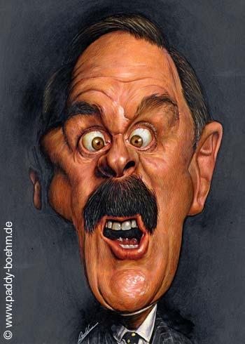 Cartoon: John Cleese (medium) by Paddy tagged john,cleese,monty,python