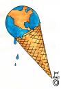 Cartoon: Icecream (small) by MelgiN tagged earth global warming
