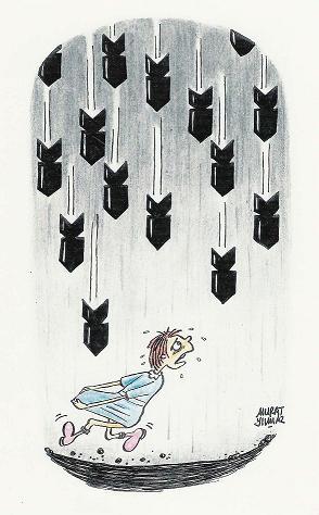 Cartoon: Cocuk ve savas (medium) by Murat tagged savas