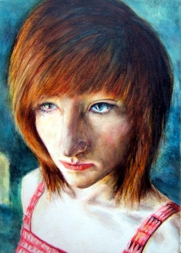 Cartoon: julie (medium) by nootoon tagged redhead,girl,nootoon,portrait