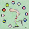 Cartoon: ballerballer (small) by ninaboosart tagged sport fußball wm
