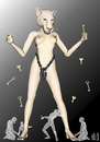 Cartoon: Schlüssel - Keys (small) by Dadaphil tagged erotic key man woman erotik frau mann schlüssel dadaphil