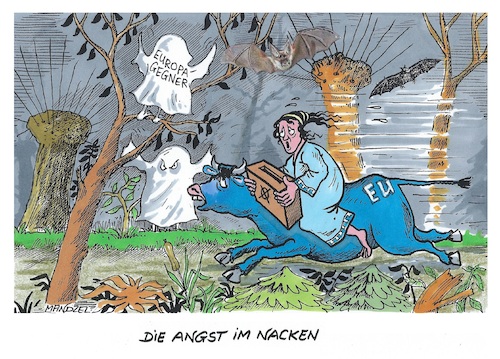 Cartoon: EU-Wahl (medium) by mandzel tagged eu,wahl,europagegner,populisten,eu,wahl,europagegner,populisten