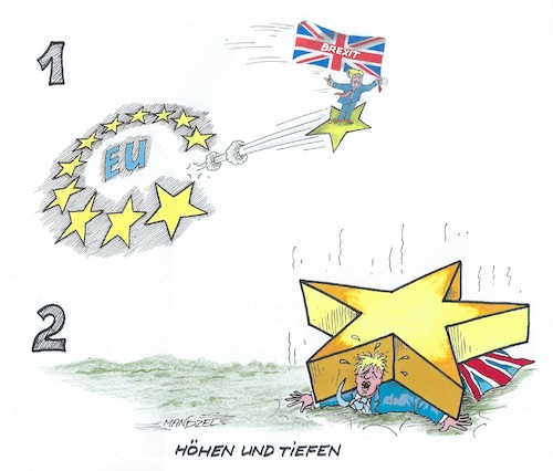 Cartoon: Geschrei in Großbritannien (medium) by mandzel tagged großbritannien,brexit,nachwirkungen,johnson,wirtschaftsabschwung,großbritannien,brexit,nachwirkungen,johnson,wirtschaftsabschwung