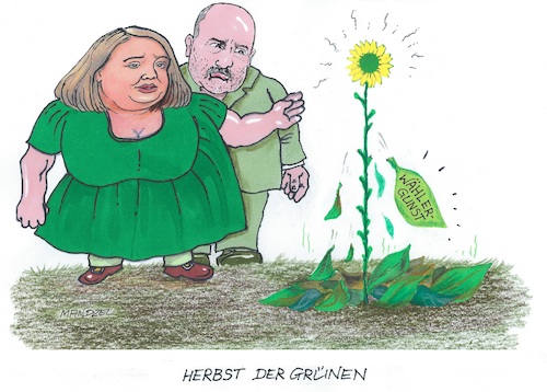 Grün ist dünn geworden