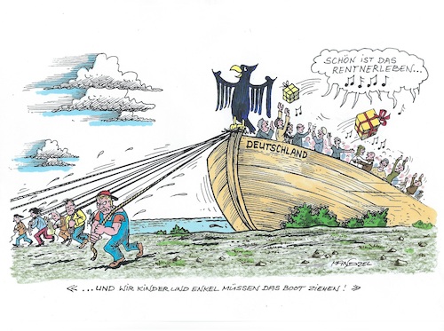 Konfliktstoff (medium) Cartoon: Konfliktstoff (medium) by mandzel tagged deutschland,renten,finanzen,ungerechtigkeit,jugend,alter,deutschland,renten,finanzen,ungerechtigkeit,jugend,alter