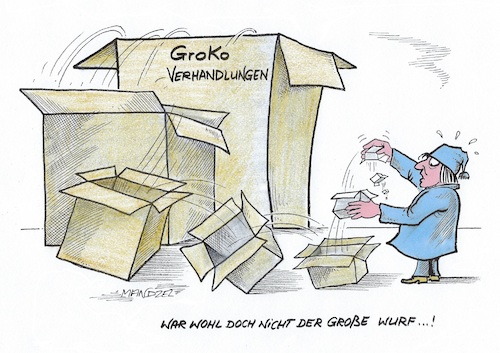 Cartoon: Mehr war nicht drin..... (medium) by mandzel tagged spd,union,groko,deutschland,regierungsbildung,spd,union,groko,deutschland,regierungsbildung