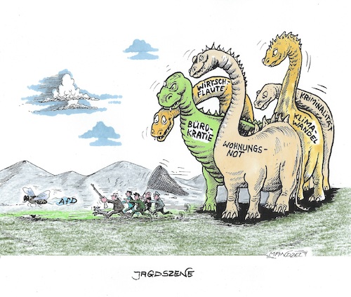 Cartoon: Prioritäten (medium) by mandzel tagged politik,deutschland,missstände,bürokratie,wohnungsnot,kriminalität,klimawende,politik,deutschland,missstände,bürokratie,wohnungsnot,kriminalität,klimawende