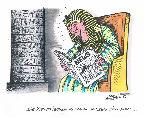 Cartoon: Was wird aus Ägypten? (medium) by mandzel tagged zukunft,ägypten,träne,zeitung,pharao,pharao,zeitung,träne,ägypten,zukunft