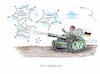 Cartoon: AKKs Schnellschüsse (small) by mandzel tagged akk,sicherheitsrat,verteidigungsministerin,schnellschüsse,auslandseinsätze