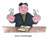Cartoon: Atomtest in Nordkorea (small) by mandzel tagged kim,jong,un,atomwaffentests,nordkorea,provokationen