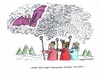 Cartoon: Bloß keine Fehldeutungen (small) by mandzel tagged pegida,könige,dreikönigsstern,weg