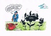Cartoon: Blühende Schattenwirtschaft (small) by mandzel tagged mindeslohn,schwarzarbeit,unternehmer,schattenwirtschaft