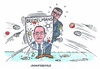 Cartoon: De Maiziere geht in Deckung (small) by mandzel tagged verteidigungsminister,beemelmans,vorwürfe,rücktrittsforderungen